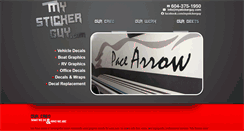 Desktop Screenshot of mystickerguy.com